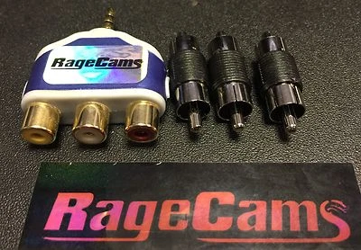 RCA AUDIO VIDEO AV PLUG+ADAPTERS FOR MYVU 301 CRYSTAL SOLO PLUS 701 GLASSES LCD