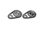 Rollmaster Double Row Timing Chain Set Nitrided With Torrington Bearing Vernier Adjustable Suit SB for Ford 302-351 Windsor Pre-EFI