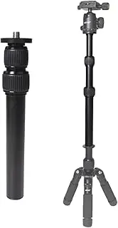 Camera Monopod, 3 Section Tripod Extension Pole, 18 Inch Aluminum Alloy Tripod Extender Tube Telescopic Extension Rod, with 1/4 inch 3/8 inch Screw