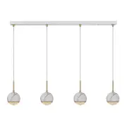 Oneta 4 Pendant, White Marble