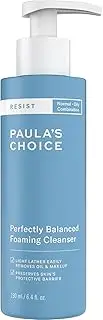 Paula's Choice RESIST Perfectly Balanced Foaming Cleanser, Hyaluronic Acid & Aloe, Anti-Ageing Face Wash, Large Pores & Oily Skin, 190 ml
