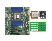 Supermicro H13SSL-N Motherboard With AMD EPYC Genoa 9654 QS /64GB RAM/CPU Cooler
