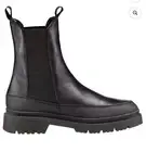 Calia Peyton Chelsea Womens Pull On Black Boots Size 6 1/2 CA22WCW002 Leather
