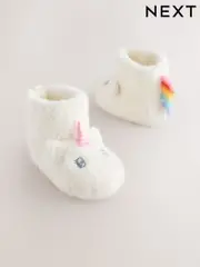 White Unicorn Slipper Boots (AM8666) | $26 - $31