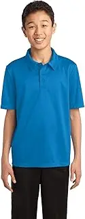 [Port Authority] Youth Silk Touch Performance Polo. Y540 Brilliant Blue M