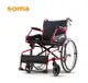 【輪椅B款】康揚 SM-150.3輪椅 經濟型 背可折 紅骨 17吋座寬 F22 單層座墊 (單台)_居家照護【杏一】