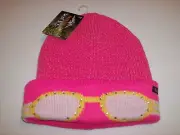 Pacific Trail Hat Girls Cold Weather Pink Goggle Print 4-16 Years OSFM New