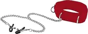 Ouch Velcro Collar, Red