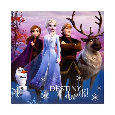 Disney Frozen 2 Wall Art Set 4 Canvas Panels Anna Elsa Olaf Playroom Decor