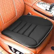 RaoRanDang Car Seat Cushion Pad for Car Driver Seat Office Chair Home Use Memory Foam Seat Cushion(Upgrade 5 cm, A Black)…