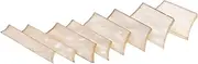 OFFSCH Acoustic Guitar Fretboard Parts 9pcs Shell Inlay Trapezoid Dots for Beginner's Scale Positioning