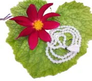 WHITE AGATE -HAKIK STONE MALA ROSARY 6MM Prayer Beads for Inner Peace Calm Mind