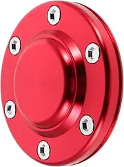 NOLITOY Aluminum Alloy Decorative Wheel Center Caps Sticker Based Hub Covers for Car Rim Protection Installation Smooth Electroplating Finish