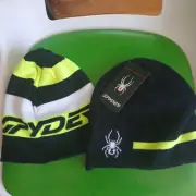 Spyder- Reversible Beanie Skully Ski Wear- Vintage Y2k 2000s Youth, Fits Mens