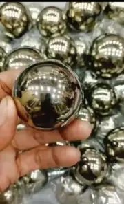 Large Pyrite Sphere Gem Ball Crystal Sphere Carved Crystal Ball Home OfficeDecor