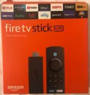 AMAZON FIRE TV STICK LITE w/ALEXA VOICE REMOTE NIB FACTORY SEALED FREE SHIPPING
