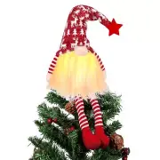 Christmas Tree Topper with LightsGnome Tree Topper Lighted Christmas Tree Top...