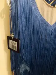 NWT LUCKY SEAHORSE Sass & Bide WOLFNATION Top Size 38 FREE POST Ombre Fringe
