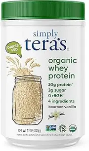 Teras Whey Grass Fed Organic Whey Protein Bourbon Vanilla - 12 oz