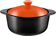Cocotte Soup Casserole Cute Pumpkin Casserole with Lid Stew Pot Cast Iron Good Seal All Heat Pot 3.76L