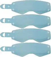 Generisch Motorcycle Goggles Film, Riding Glass Film for Motorcycle - Protective Screen for Motorcycle Glasses | Motorcycle Riding Glasses Screen, Tearable Design for Outdoor, Competition
