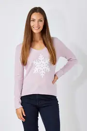 Snowflake Cashmere Knit--SNO-SNCK-W16