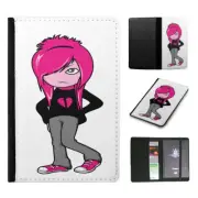 PASSPORT ITINERARY ORGANIZER|CUTE EMO CHIBI FASHION 7
