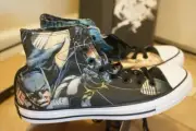 CONVERSE Unisex 154901C HI DC COMICS BATMAN Black SNEAKERS - M 9 / W 11