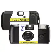 5 Quick N Easy Single Use Disposable Cameras Accident, KODAK 400 speed film
