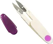 Generic U-Shaped Fabric Scissors Useful Practical DIY Student Office Multifunctional Multicolor Shears Thread Snips Craft, Purple