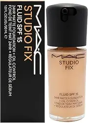 Studio Fix Fluid SPF 15 24Hr Matte Foundation Plus Oil Control - NC35 by MAC for Women - 1 oz Foundation