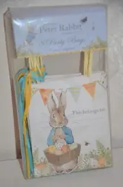 Easter Beatrix Potter Peter Rabbit Meri Meri 5" x 6" Party Bags 8 Ct with handle