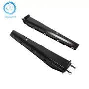 2.5" Bolt Spacing, 30" Length Black Straight Spring Loaded Mud Flap Hanger