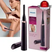 New PHILIPS Ladies Satin Compact Touch Up Pen Trimmer Sleek Precise Body Shaver