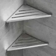 Bathroom Shelf Corner Shower Shelf No Drilling Stainless Steel Corner Organizer