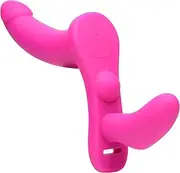 XR Brands SU Double Take, Penetration, Strap-On Harness, Purple, 526.64 g, AF864-PURPLE