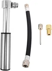 GANAZONO 1 Set Mini Pump Portable Bicycle Pump Bike Tire Inflator Aluminum Alloy Silver