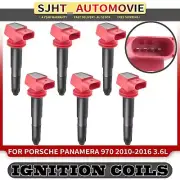 6x Ignition Coil Packs For Porsche Panamera 970 2010-2016 3.6L Hatchback MCW.AA (for: Porsche)