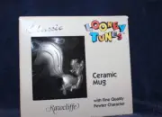 Looney Tunes Rawcliffe Pewter & Ceramic Mug Pepe Le Pew -NIB