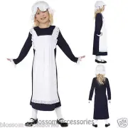 CK449 Victorian Poor Girl Maid Historical English Fancy Dress Costume Book Week