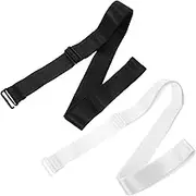 Beatifufu 2Pcs Adjustable Elastic Bands for Women Tops Versatile Tuck Belts for Styling and Enhancing Outfits Reliable Daily Wear Accessory