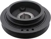 1 PC SHLPDFM Black Harmonic Balancer Engine Crankshaft Pulley 12610-77E11 Compatible with Chevrolet Tracker 1999-2003 2.0L Suzuki Vitara 1999-2003 2.0L