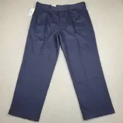 NWT Dockers Comfort Khaki Pants Men 36x29 Relaxed Blue Pleated Comfort Waistband