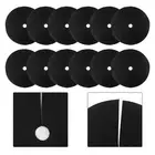 Bark Mulch Grass Cloth 12pcs Anti Grass Black Cloth Ring Tree Mats Tree