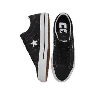 【CONVERSE】CONVERSE ONE STAR PRO OX 低筒 休閒鞋 男女鞋 黑色(171327C)