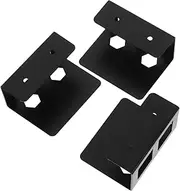 STOBOK Metal Under Desk Laptop Storage Rack Screws Universal Desk Mount for Computers Cables Switches