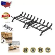 Quality 24-Inch Fireplace Log Grate - Efficient Airflow & Easy Assembly