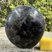 Merlinite Palm Stone Worry Stone Crystal Healing - Genuine Specimen with