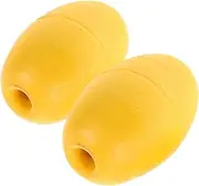 Generic 2pcs Kayak Float Inflatable Kayaks Buoy Floats Water Floating Rope Ski Rope Floats Floating Boat Fishing Buoy Boat Mooring Buoys Swimming Markers Crab Pots Buoy Bouy PVC Yellow