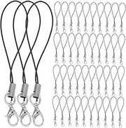 COMNESTBI 100pcs Mobile Phone Charm Lanyard Strap Reliable Keyring and Id Card Holder Versatile and Lightweight Accessory for Keys USB Flash Drives and Travel